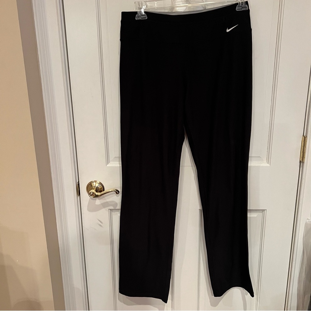 Womens NIKE Black Stretch Pants Dri-Fit Size XL